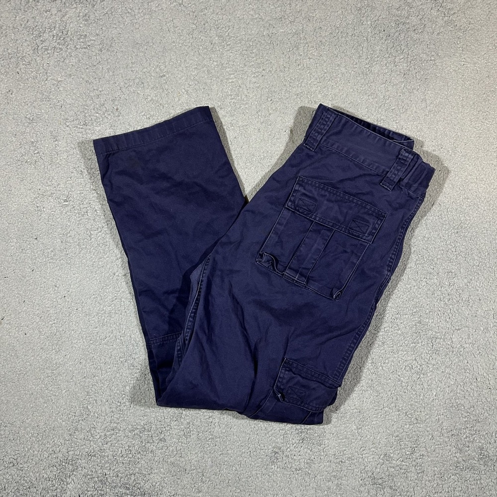 Bocomal FR Cargo Pants Mens Size 33x30 Blue Work Wear Preowned #2371